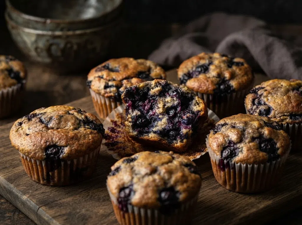 Healthy Blueberry Muffins