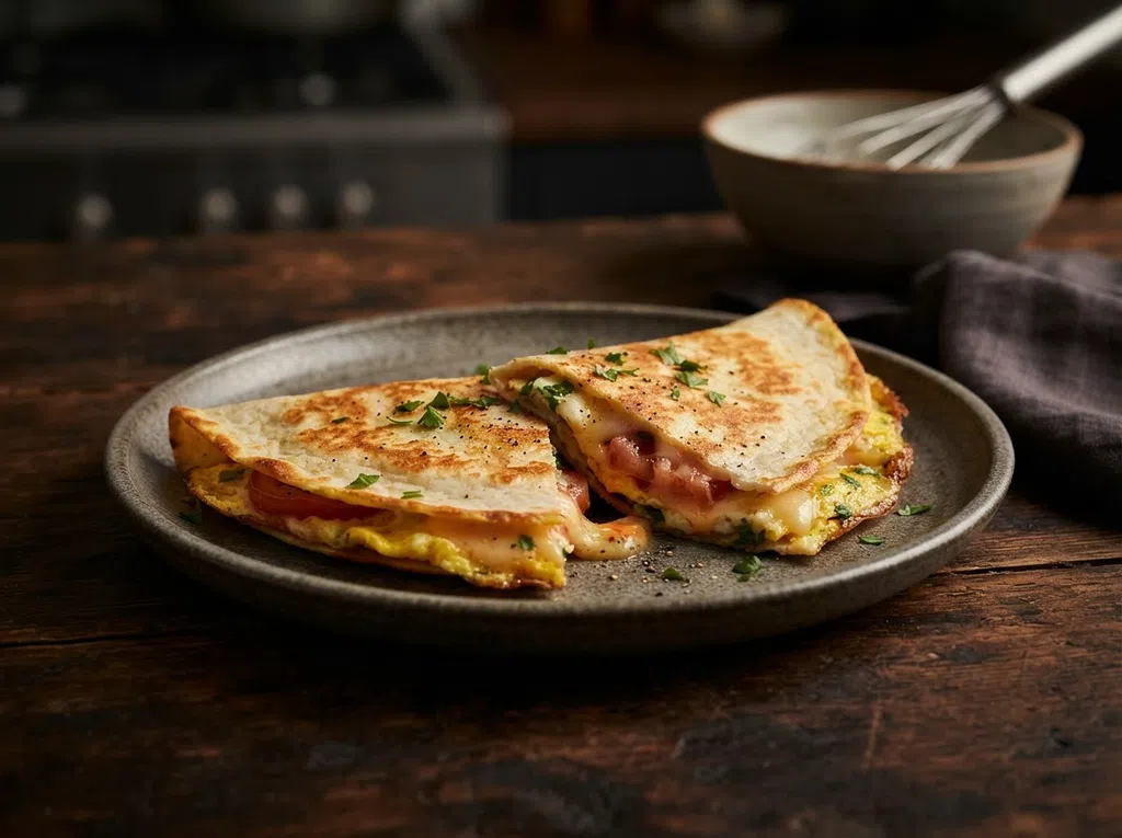 Crispy Breakfast Egg Wrap