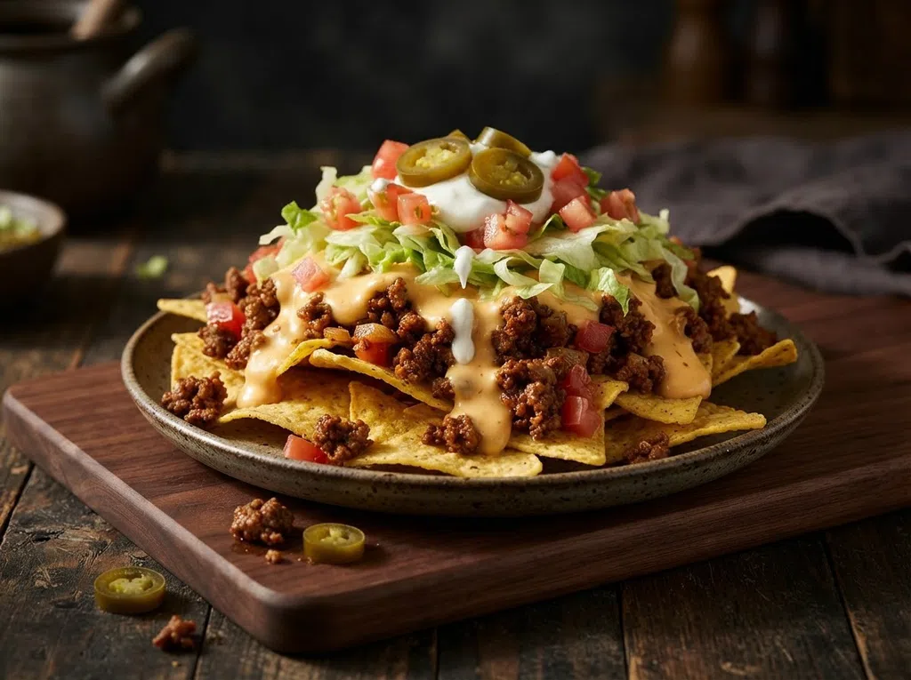Cheesy Beefy Nachos