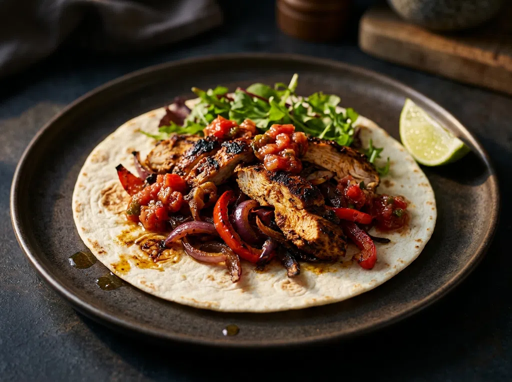 Easy chicken fajitas